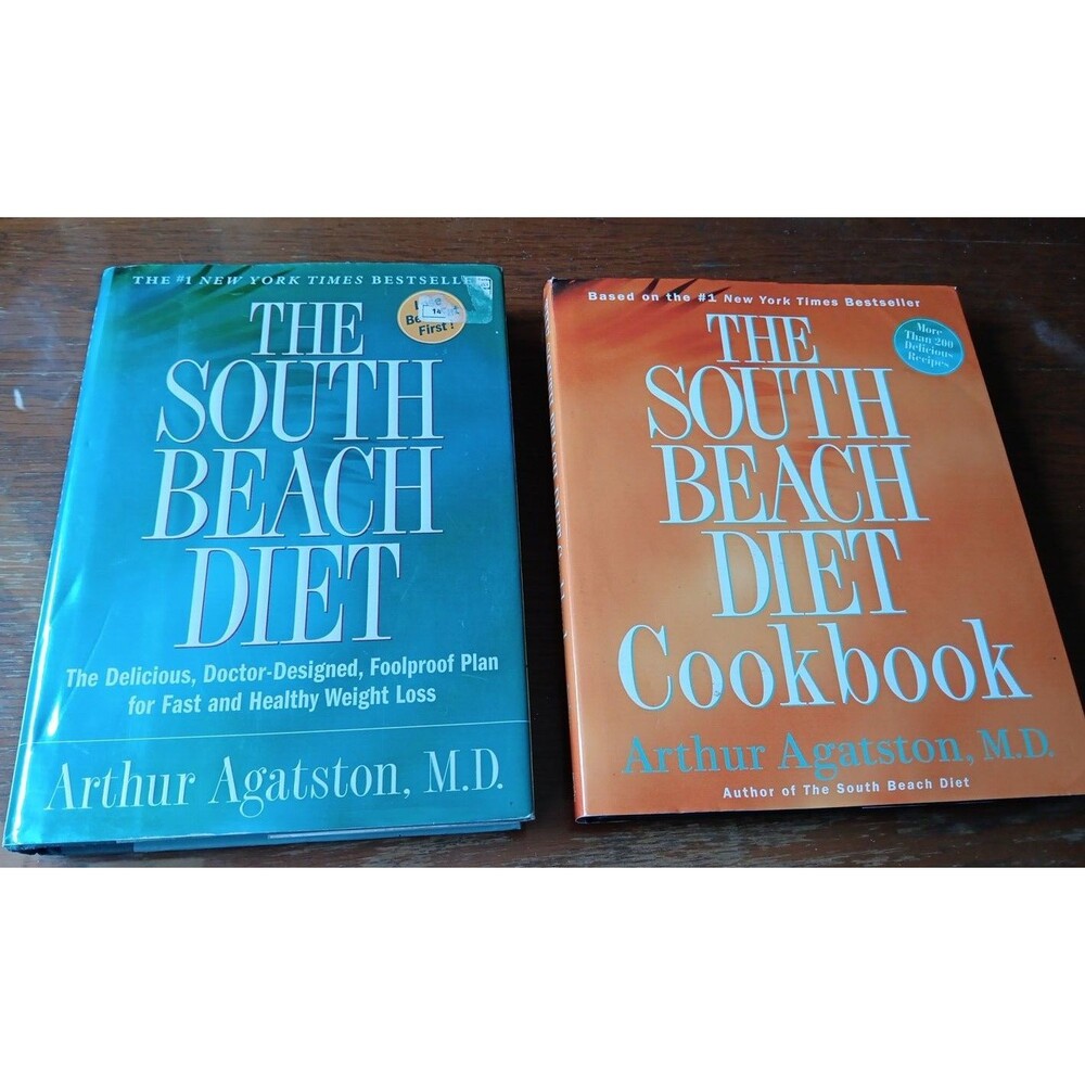 The South Beach Diet & South Beach Diet Cookbook HCDJs Agaston MD 2 Books